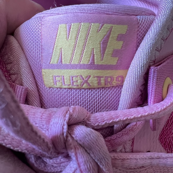 Nike Women's Flex Trainer 9 Sneaker, Pink Rise/Melon Tint-Laser Fuchsia, 10 - Picture 11 of 12
